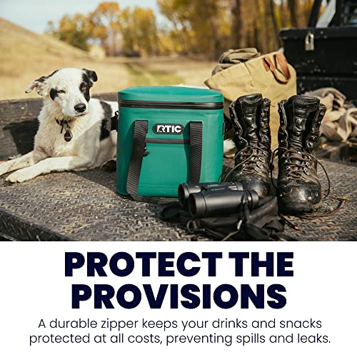 Rtic Soft Cooler 30 Can, Insulated Bag Portable Ice Chest Box For Lunch, Beach, Drink, Beverage, Travel, Camping, Picnic, Car, Trips, Floating Cooler Leak-Proof With Zipper, Seafoam Green #TOP5