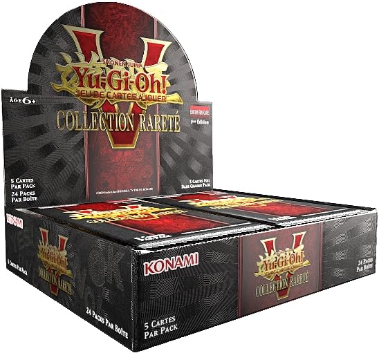 Yu-Gi-Oh! Boite de 24 boosters Collection Rareté V - Jeu de Cartes à Jouer - 120 Cartes - À partir de 6 Ans - 1ère édition française