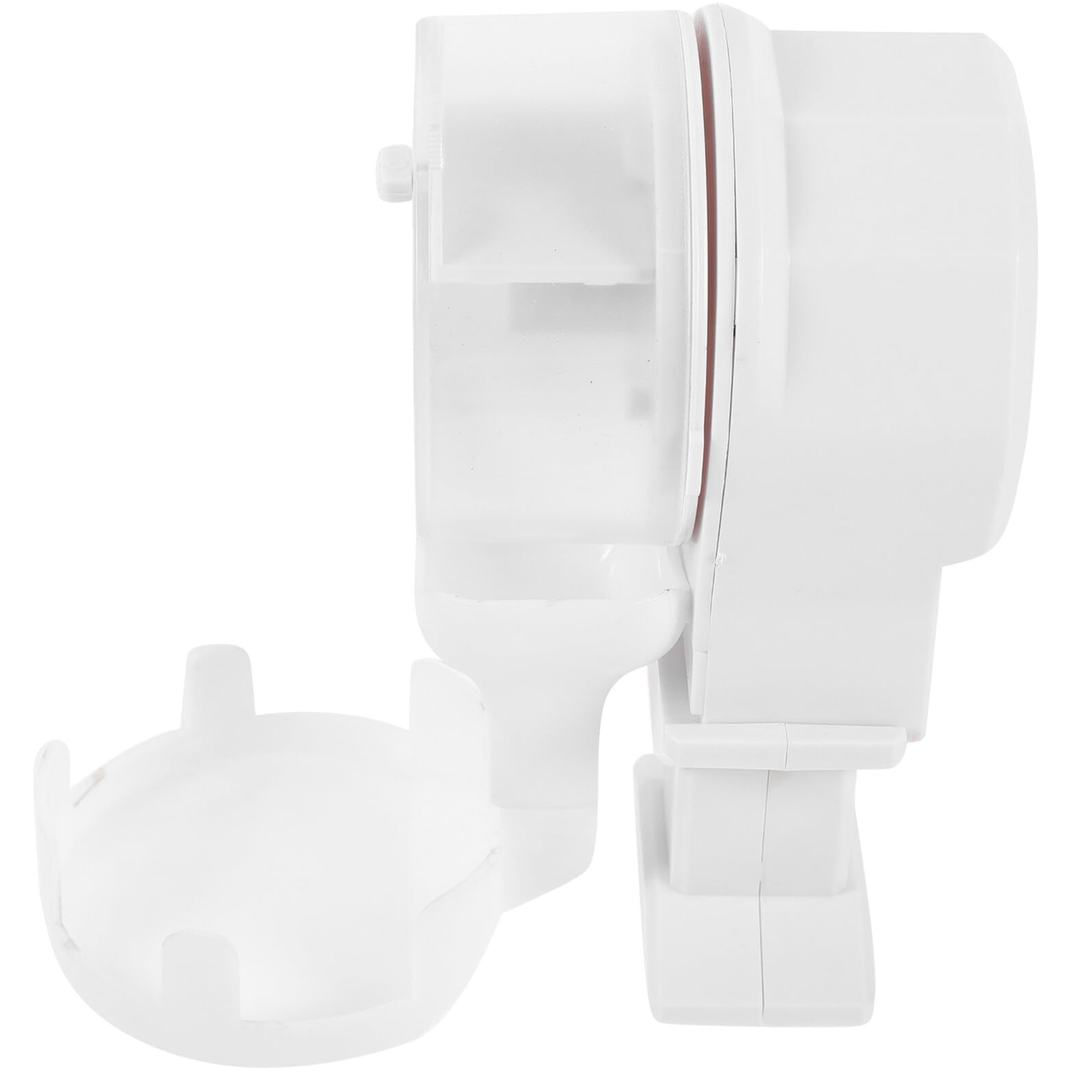 NUOBESTY Dispenser Alimentazione Automatica per Rettili e Tartarughe Vaschetta da 100ml in Plastica Bianca Stabile e Anti-Movimento, per Terrari e Gabbie