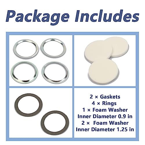 Aillsa 96010 Water Heater Tank Ring & Gasket Seal Kit Compatible with Atwood RV Water Heater Parts fits Atwood RV GC6AA-10E 、G6A-8E Water Heater for Camper Vans and Marine Water Heaters