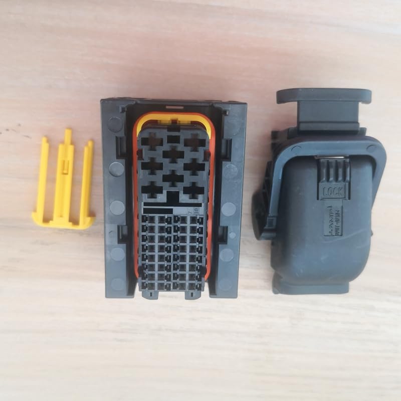 1/5/10pcs/lot TE/AMP/for Tyco 40 Pin/Way ECU Ignition Wire Harness Connector Plug Socket Without Terminal Seal 1473252-1,1473255-1 - (Color Name: 1PCS)