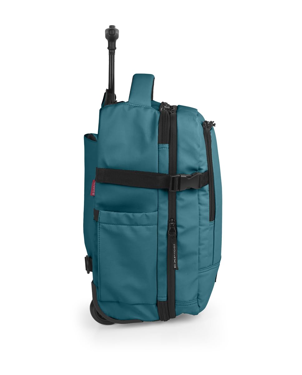 Gabol - Mochila con Ruedas Cabina Underseat 40x30x20/24 cm Vancouver 28,8L – Equipaje de Mano Bajo Asiento con Compartimento para Portátil 15,6”