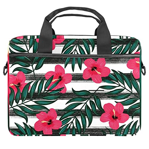 Sacoche ordinateur portable 13 pouces fin anti-rayures sac bandoulière tropical
