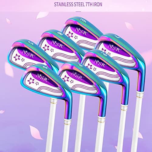 Lowlo Golf Clubs Complete Set For Men 13 Piece Includes Titanium Golf Driver, 3 & #5 Fairway Woods, 4 Hybrid, 5-Sw Irons, Putter & Golf Bag #TOP3