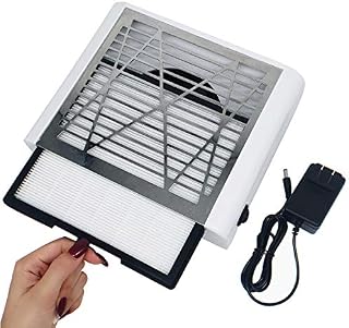 E EVEBYRA Nail Dust Suction Collector New Salon No-spilling Filter with Extractor Powerful