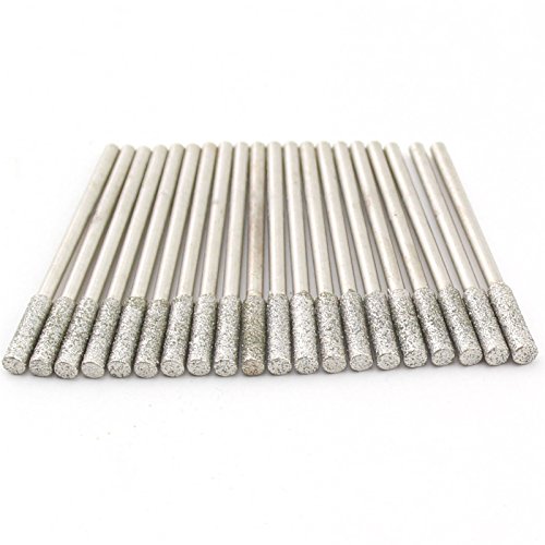 Ilovetool Diamond Drill Bits 3Mm Stone Carving Bits For Glass Jewelry Rocks Pack Of 20Pcs #TOP2