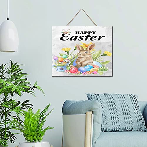 Plaque décorative en bois de Pâques pour égayer un hall ou une entrée sombre