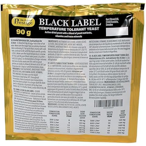 The Original Prestige Black Turbo Yeast Cover