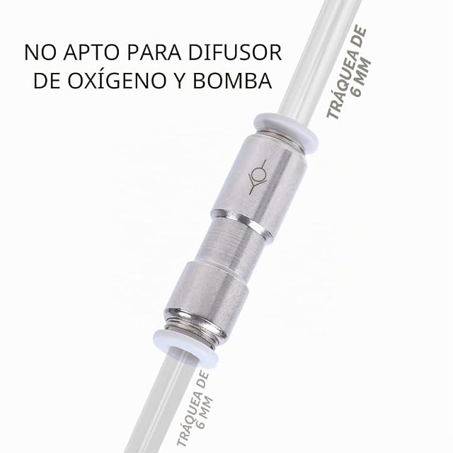 Foto 8 de 8 de DONGKER Válvula de retención de CO2, 6 mm, válvula de retención de acero inoxidable, antirretorno