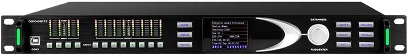 Professional Digital Audio Processor With FIR AES Out Speaker Management System 2/3/4In 4/6/8Out 96K 32Bit DSP Sound Processador