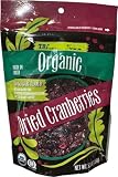 Organic Dried Cranberries, No Sugar Added, High In Fiber (5.5 Oz)