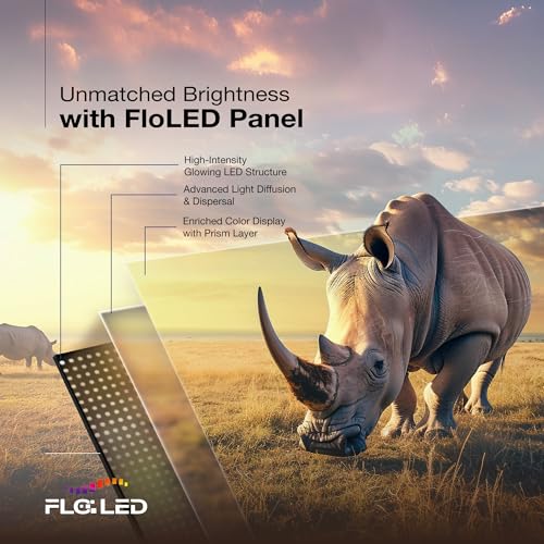 Image of SANSUI 109 cm (43) Full HD QLED Smart Google TV with HDR10, Dolby Audio, Bezel-Less Design, Built-in Chromecast & FloLED Panel JSW43FHG5Q (Black)