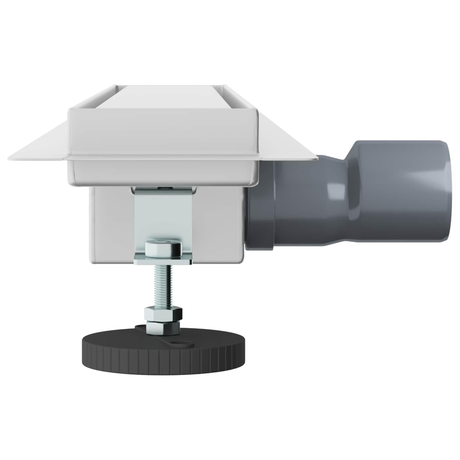 Mangloder - Desagüe de ducha 2 en 1 de acero inoxidable con altura regulable de 50 cm para baño, ducha a nivel de suelo, apto para azulejos, duradero, diseño moderno, fácil montaje, accesorios