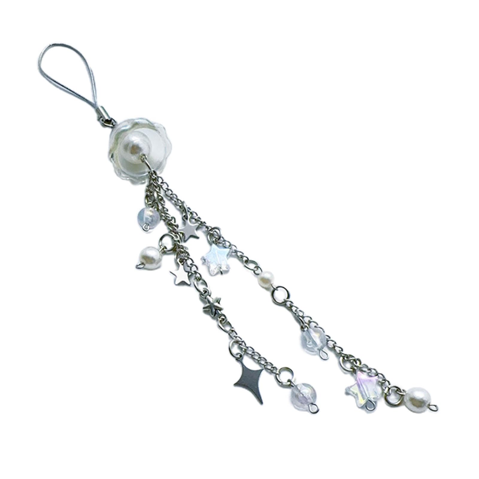 NEWFT Jellyfish Pendant Stylish Car Pendant Car Charm Eye Catching Phone Lanyard
