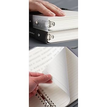 Amazon.co.jp: QQZSG ノート モダン ホワイト システム手帳 120