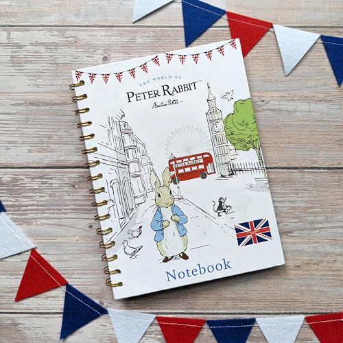 Peter Rabbit Notebook Wired with Dividers - A5 Out & About Design, White - Image 4