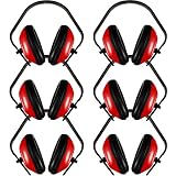 Maitys 6 Pcs Soundproof Earmuffs Hearing Protection Headphones Adjustable Padded Defender Noise Redu
