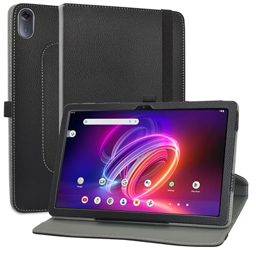 MAMA MOUTH Coque pour Acer Iconia Tab P10,en Cuir Protecteur avec Stand Étui en PU Cuir Rotative 360 degrés Housse de Protection Flip Case Cover pour Acer...