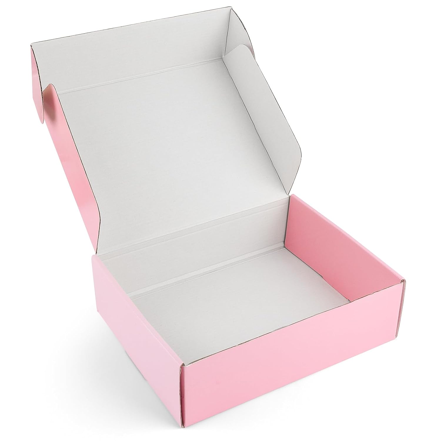 Golden State Art, 11x8x2 Inches Black Shipping Boxes, Pack of 26, Durable, Waterproof, Stackable Mailer Boxes, Moving