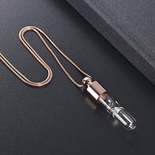Urne pour cendres collier en acier inoxydable contre la douleur de la perte