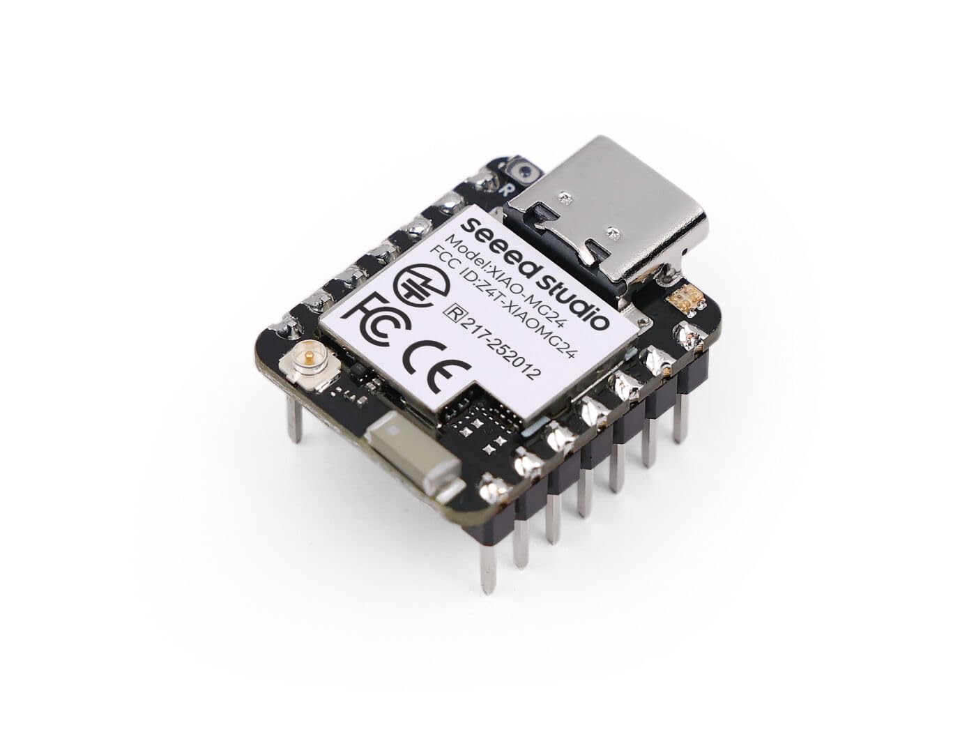 Seeed Studio XIAO MG24 Lot de 3 pièces – Silicon Labs EFR32MG24, Matter Native Over Thread/BLE 5.3, compatible Arduino IDE, 1,95 μA ultra faible puissance, coffre sécurisé, 19 GPIOs