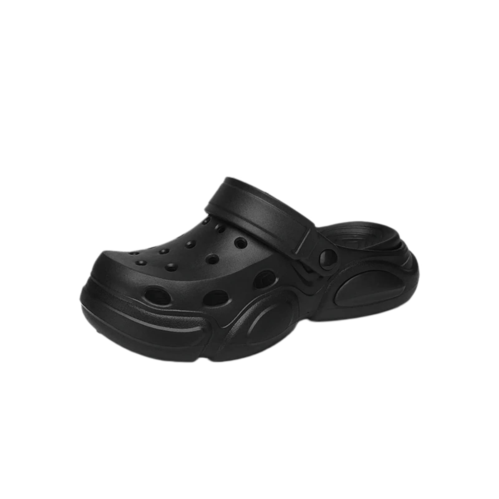 WANGSHUO Ciabatte Estive Unisex Chiuso Toe Eva Clogs, Soft Sole Summer Pantofole per Home Outdoor Casual Daily Wear-Dark Khaki-44-45