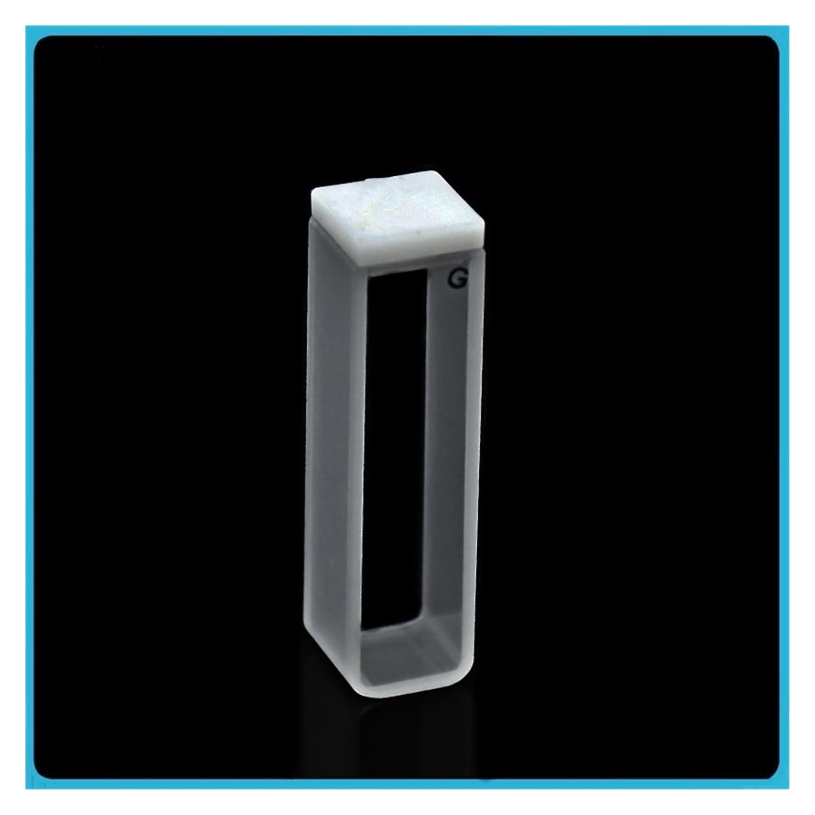 Glasküvette, Flüssigkeitsprobenzelle, Lichtweg, 10 mm, Absorptionszellen, 3,5 ml, Verwendung for Spektrophotometer, Frittensintertechnologie, 4 Stück