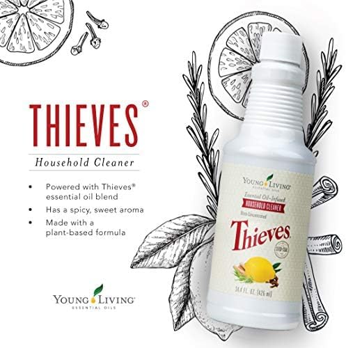 Miniatura 4 de Limpiador doméstico Thieves de Young Living 144 onzas líquidas