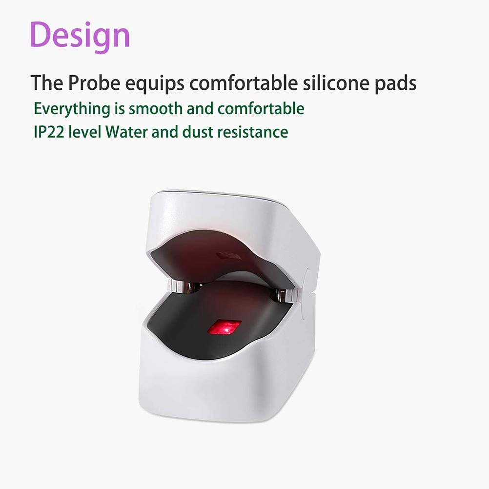Pulsossimetro da Dito,Portatile Saturimetro con Display LED Ossigeno Saturimetro Monitoraggio Cardiofrequenza per Saturazione di Ossigeno e Frequenza del Polso