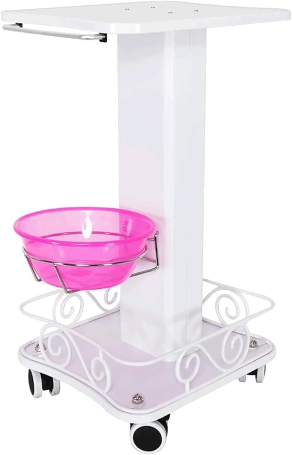 SSDDLZEQ Mobile Salon Station, Salon Trolley Aluminum Alloy Salon Cart With Basin Rack Storage Utility Cart With Casters For Beauty Spa Salon Rolling Cart