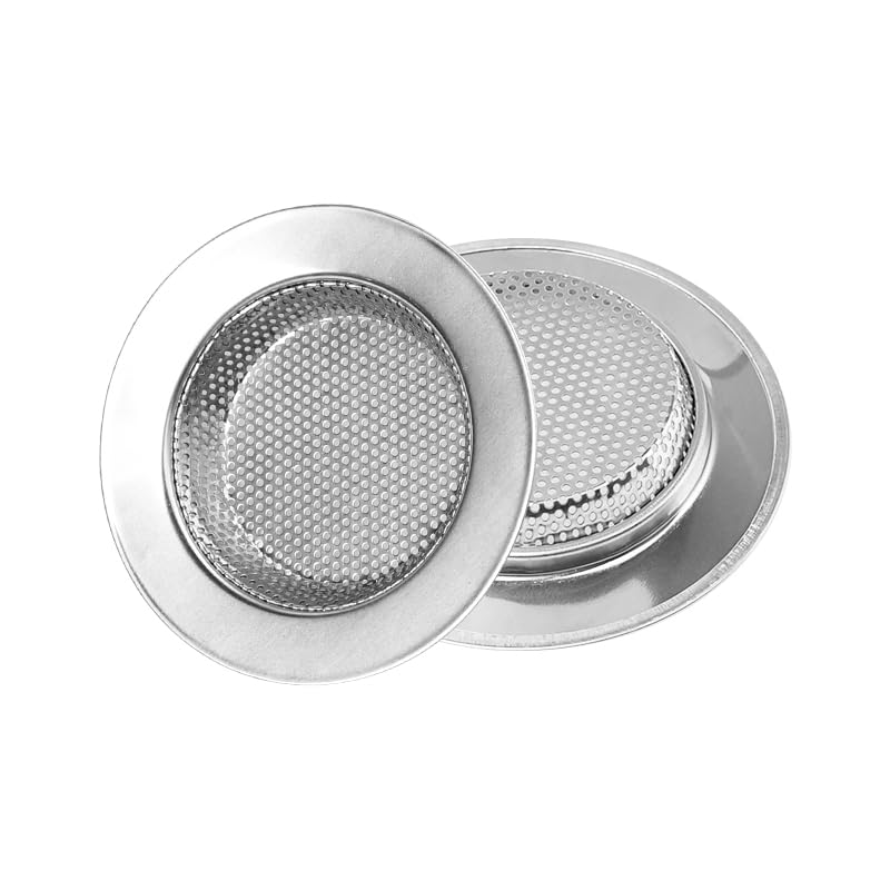 Colador para fregadero de cocina doble capa acero 4.5"