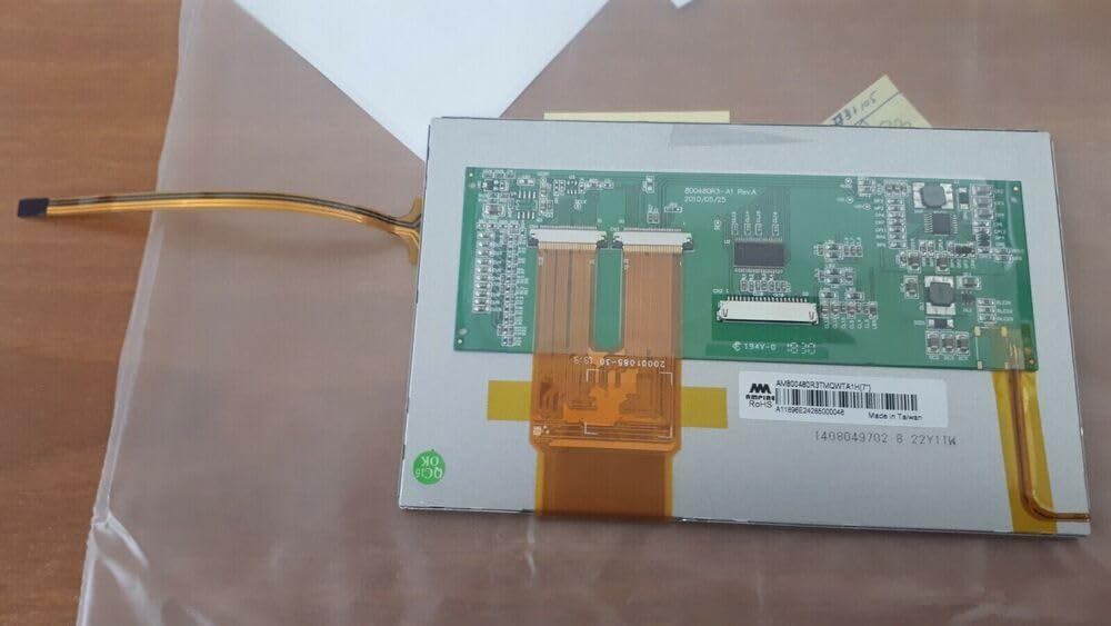 Nuovo schermo LCD per AM-800480R3TMQW-TA1H-A Display originale 7 pollici LCD Display 800 × 480 per AM-800480R3TMQW-TA1H-A Kit di riparazione dello schermo di ricambio con strumenti (senza touch)