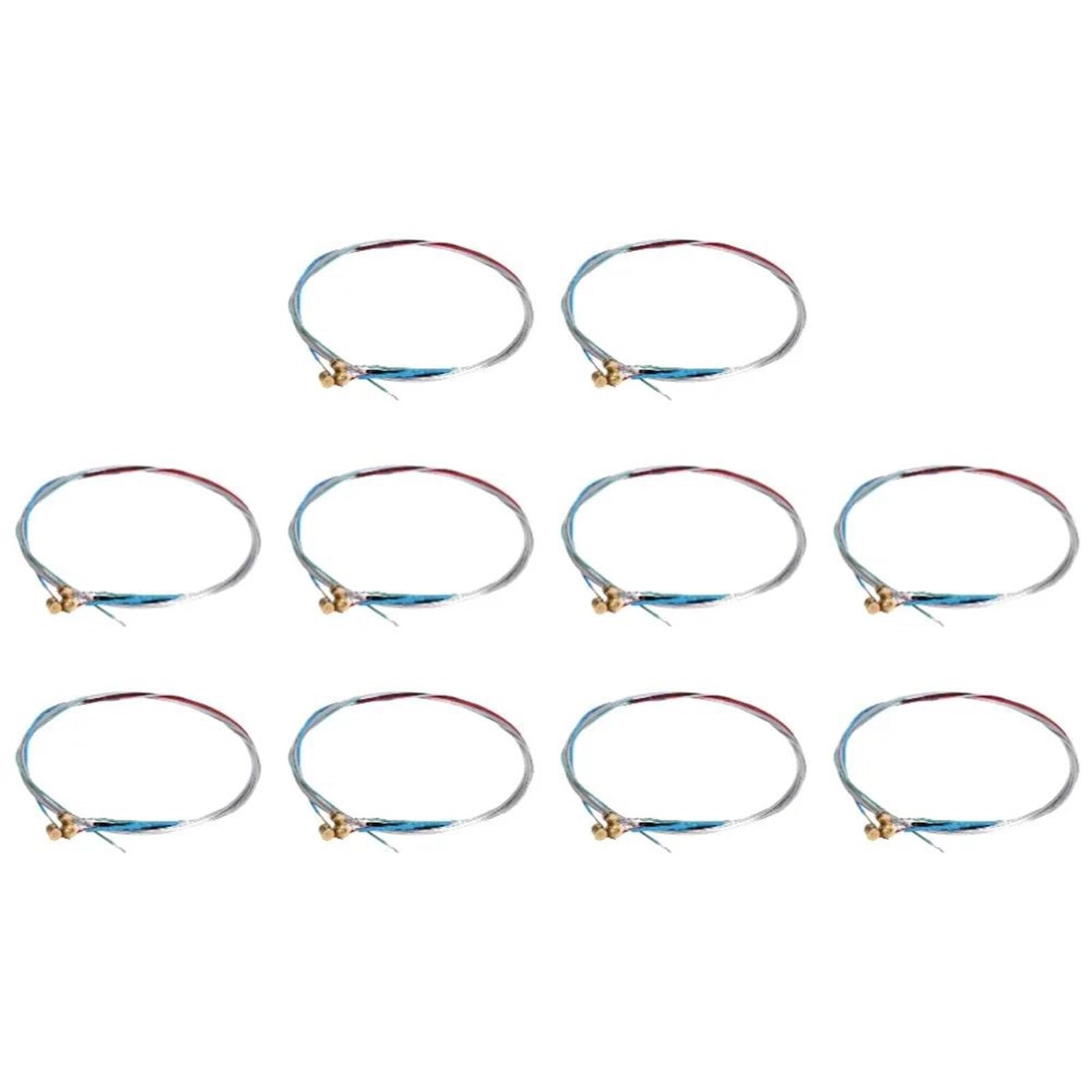 Profesjonalne Struny Stalowe Do Skrzypiec 4/4 EADG Core Aluminiowe Akcesoria Do Instrumentów Muzycznych(10 PCS)