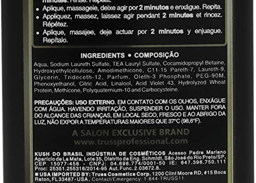 Truss Blond Shampoo - Violet Purple Shampoo For Blonde, Bleached & Gray Hair - Intensive Moisture, Toning Shampoo For Bleached, Highlighted Or Gray Hair - Controls Brassiness & Yellow Or Orange Tones #TOP2