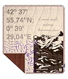 Seven Peaks Manta para Exterior e Interior - Edredón para Dos Personas Resistente, Suave, Impermeable, Camping, Antimanchas y Viaje Ligera Plegable 200X180CM (Los Pirineos, Nylon)