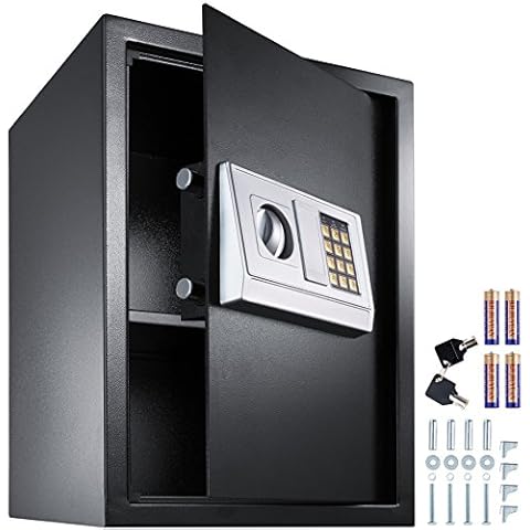 TecTake Electronic Safe with LCD Display Cover