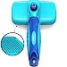 CleanHouse Pets Cat and Dog Hair Brush - No More Shedding | Easy Self Cleaning Button! All Pet Sizes, Small to Large. This Pro Grooming Pet Slicker Brush Removes All Hair, Tangles, Cleans and Desheds