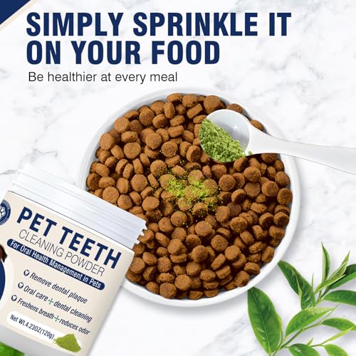 Image of Dental Powder for Dogs Dog Teeth Cleaning Products Dog Tooth Cleaning Powder 120 Grams