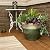 Sunnydaze Large Ceramic Plant Pot - Round Outdoor Glazed Ceramic Planter Pot with Drainage - Studio - Gray - 18.5"