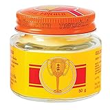Golden Cup Balm Yellow Herbal Thai Ointment 50g
