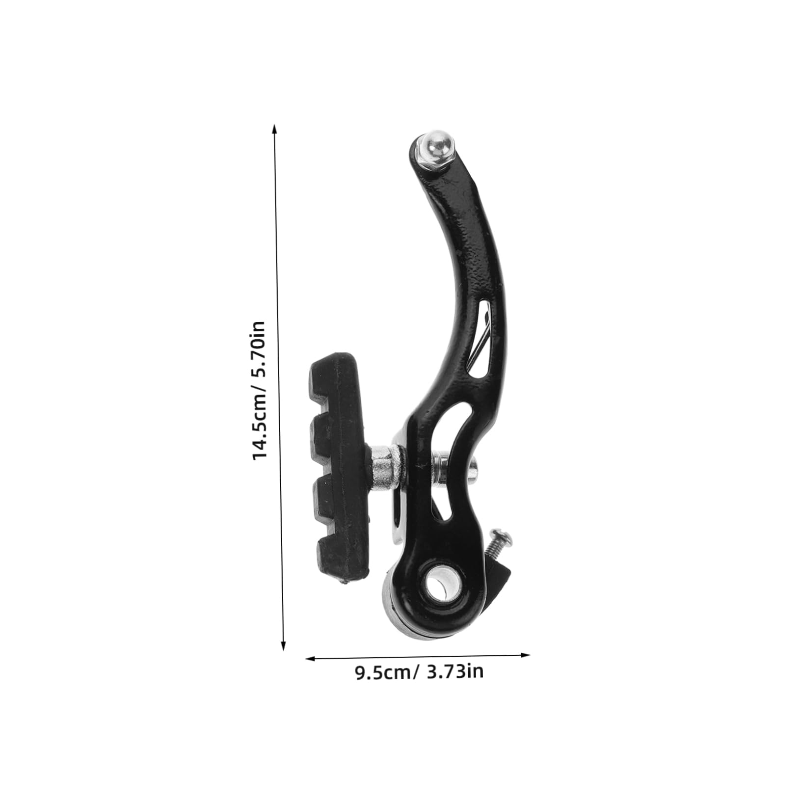 Palanca de Freno Plegable para Bicicleta de Montaña Negra de Aluminio