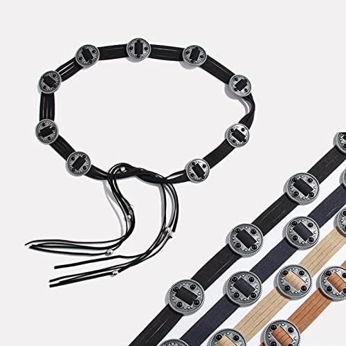 Punk Waist Belt Women Adjustable Waist Rope Ethnic Braided Belt Thin Waistband Colorful Waist Rope4