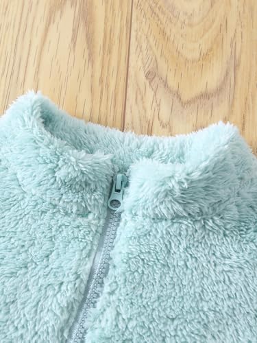 Image of Girls Sweatshirts Quarter-zip Sherpa Fleece Pullover Fuzzy Jacket | 3 Pack,Long Sleeve Half Zip Up Clothes,Soft Cozy Outerwear,Warm Fall Winter Clothing,Cute Kangaroo Pocket,Kids Teen 3-14Y
