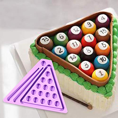 Molde de billar para resina y velas artesanales 7