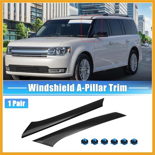Paneles de moldura de pilar A para Ford Flex delanteros de repuesto exterior 2