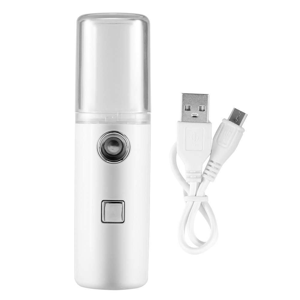 Nano Water Spray, 30ml Nano Mist Sprayer, Mini Face Sprayer Cold Sprayer Cool for 25-35 Ml/H Moisturizing(Transparent)