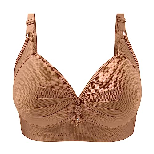 Brasier deportivo para mujer, brasier con aros para mujer, sin varillas, sostén postoperatorio, sostén de soporte, brasier blanco, sujetadores de lactancia para mujer, sujetadores sin espalda para