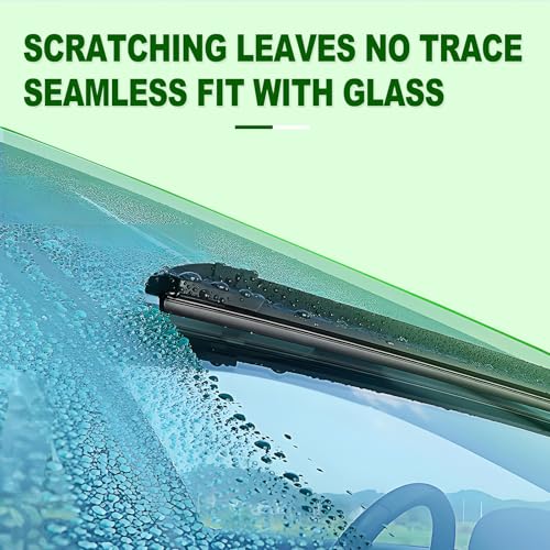 Image of QUALITY 26in + 20in Premium All-Season Windshield Wiper Blades for Original Equipment Replacement(Set of 2) | Replacement Original Equipment,Quiet Rubber, All-Weather Streak & Chatter-Free(Set of 2)