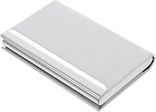 OHPHCALL Porta-Cartões De Visita Porta-Cartões De Couro Para Homens Carteira Minimalista Masculina Carteira De Couro Masculina Capa De Couro Pu Profissional Carteira De Negócios Para