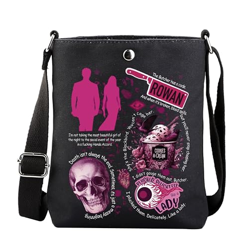 Sac à bandoulière Blackbird Silveria Circus en toile noire pour le quotidien